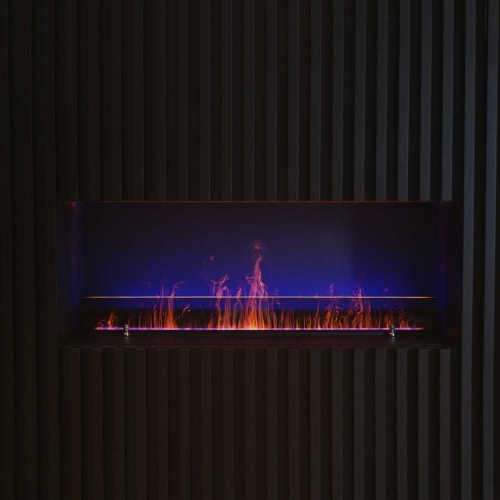 Электроочаг Schönes Feuer 3D FireLine 1200 Blue (с эффектом cинего пламени) в Южно-Сахалинске