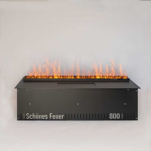 Электроочаг Schönes Feuer 3D FireLine 800 Pro со стальной крышкой в Южно-Сахалинске