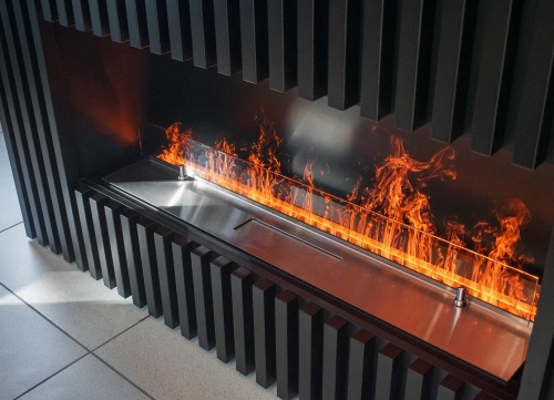 Электроочаг Schönes Feuer 3D FireLine 600 со стальной крышкой в Южно-Сахалинске