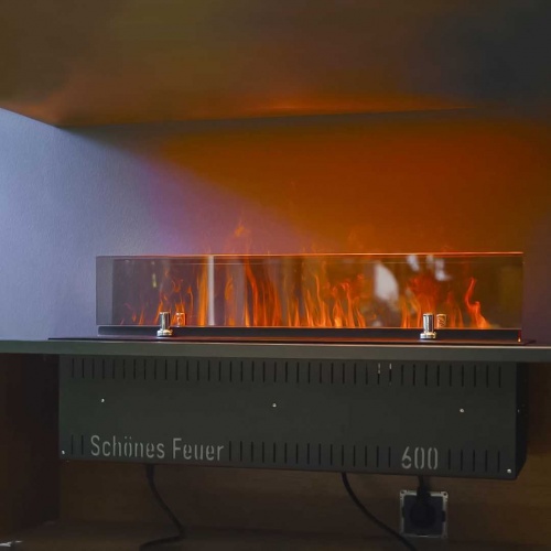 Электроочаг Schönes Feuer 3D FireLine 600 Blue Pro (с эффектом cинего пламени) в Южно-Сахалинске