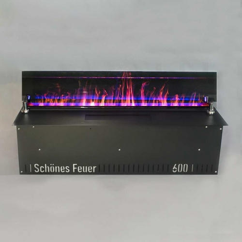 Электроочаг Schönes Feuer 3D FireLine 600 Blue (с эффектом cинего пламени) в Южно-Сахалинске